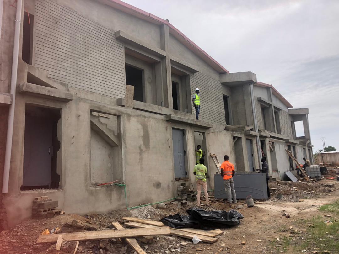 Façade avant du duplex